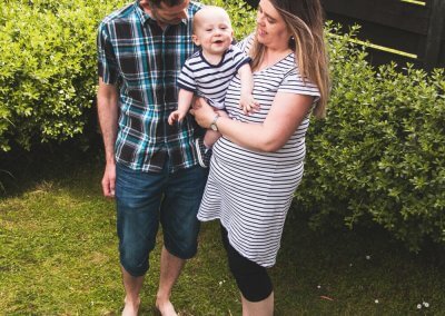 Mum and Dad with a young boy